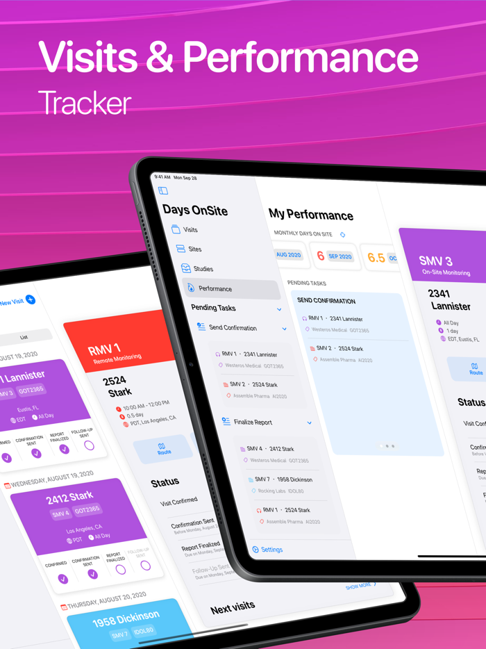 Days OnSite - CRA Tracker