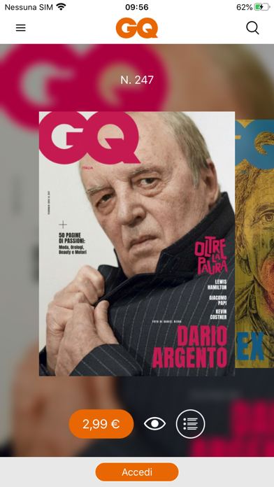 GQ Italia Magazine screenshot1