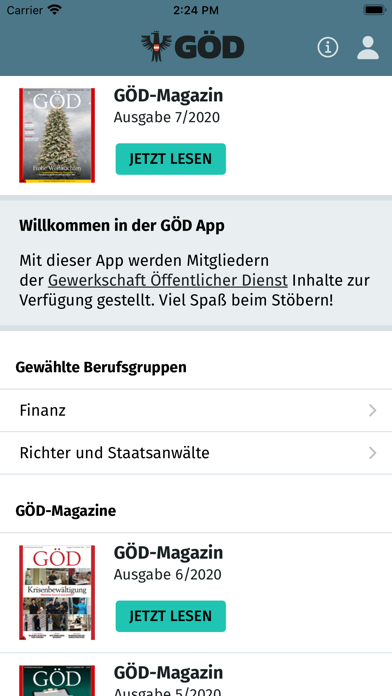 How to cancel & delete GÖD Dienstrecht App from iphone & ipad 1