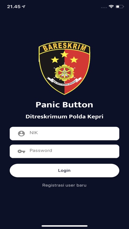 Panic Button Ditreskrimum