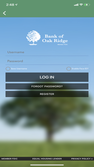 How to cancel & delete Bank of Oak Ridge from iphone & ipad 1