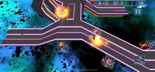 Neon Defenders Premium Defense - Screenshot 1