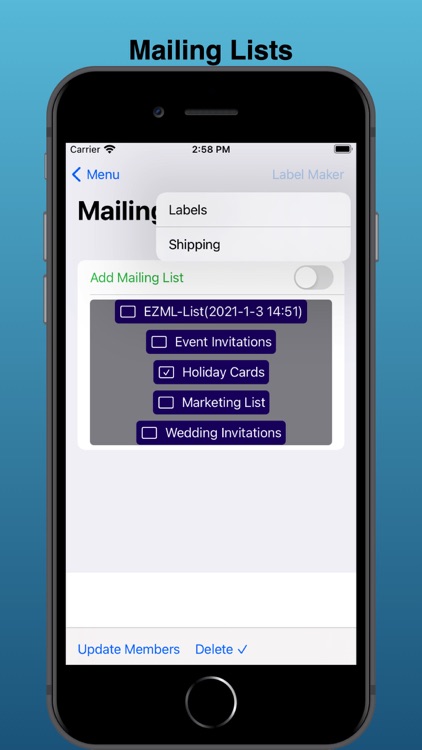 EZ Mailing Labels II screenshot-4