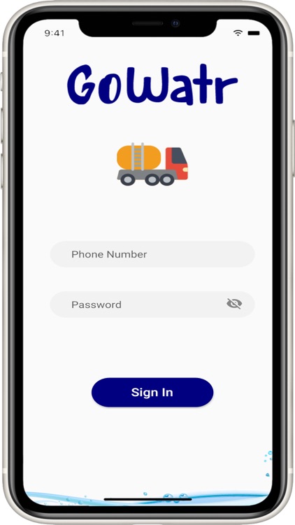 GoWatr Driver App