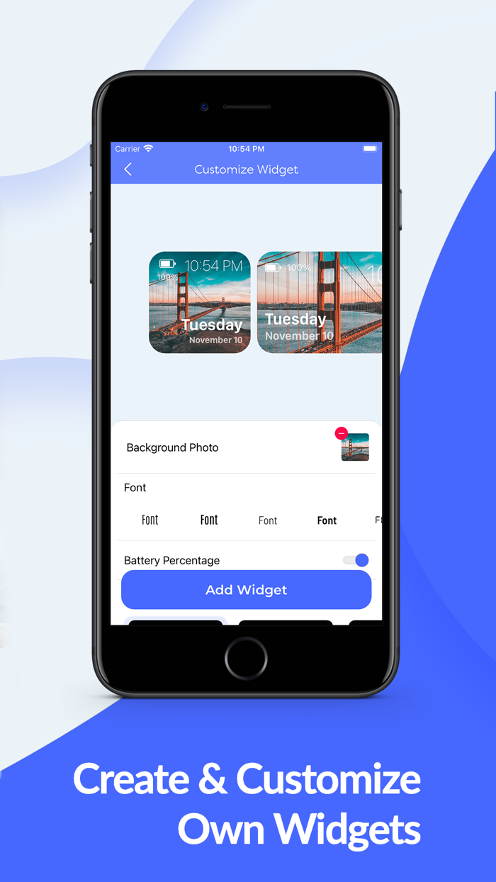 Custom Widgets - Photo  Clock