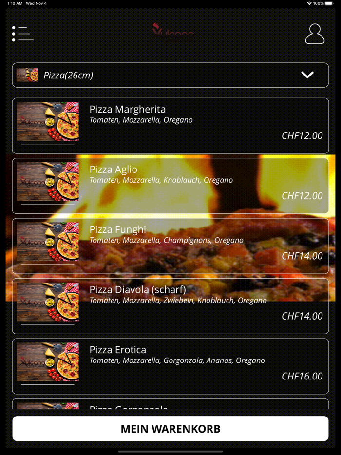 Vulcano Pizza Kurier