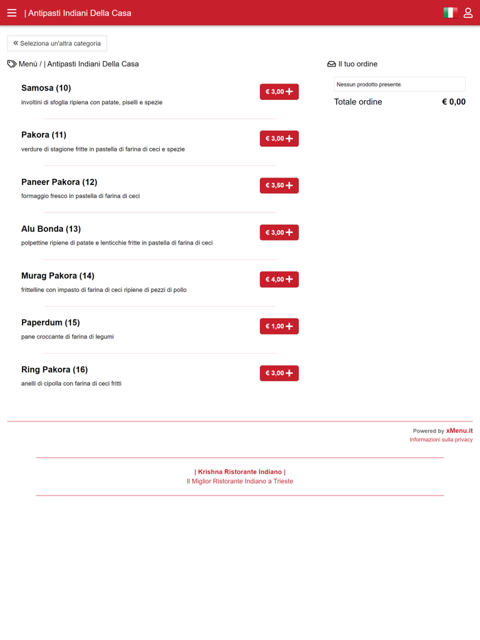 Krishna Ristorante Indiano