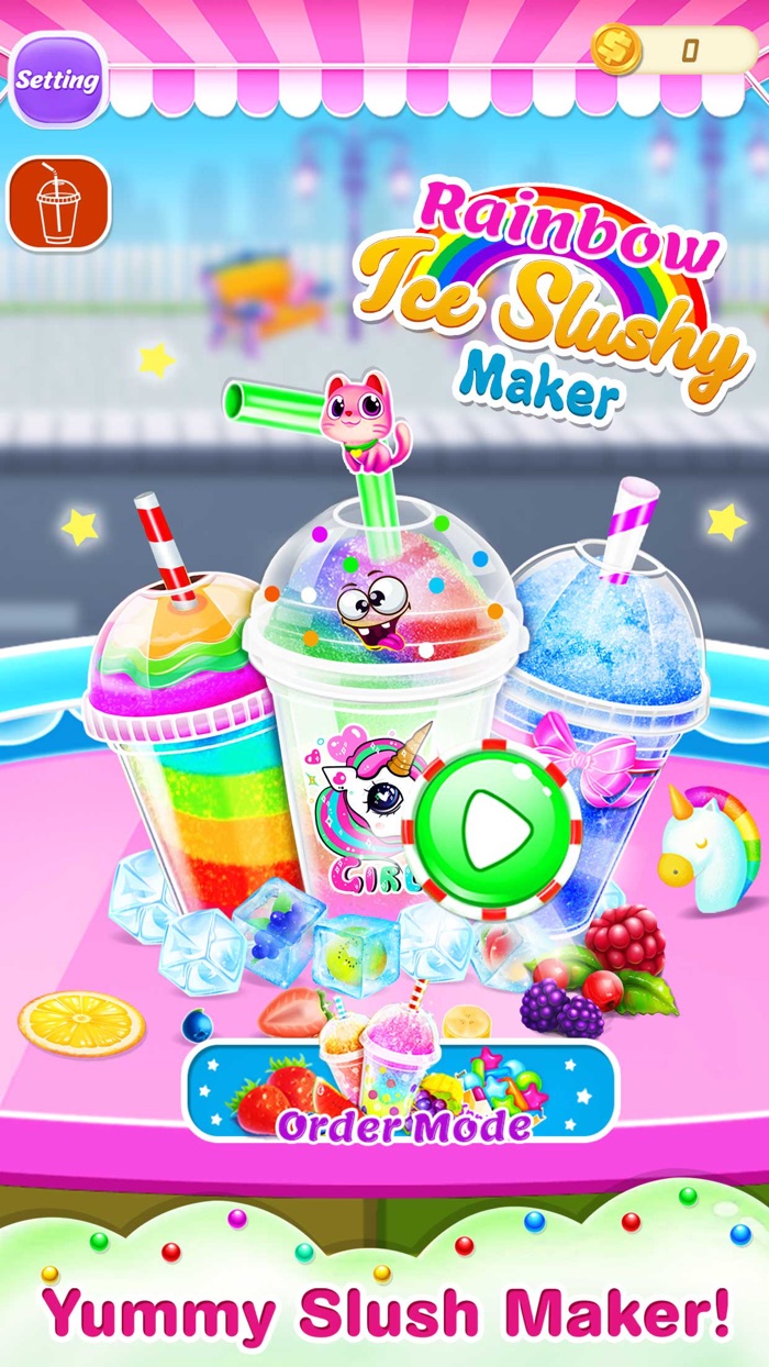 Rainbow Unicorn Slush Maker