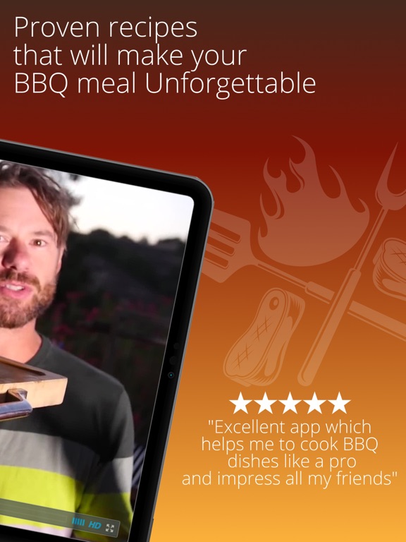 BBQ How to Grill Guide Go App screenshot