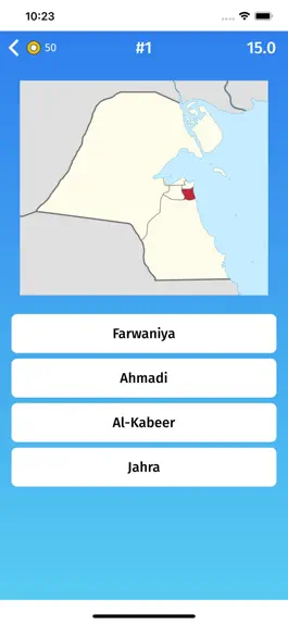 Game screenshot Kuwait: Provinces Quiz Game hack