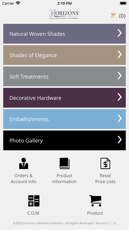 Horizons® Sample Book