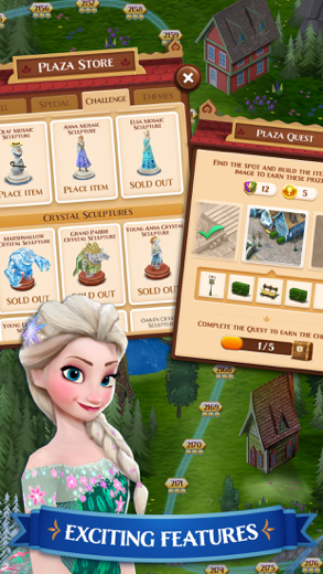 Disney Frozen Free Fall Game screenshot 2