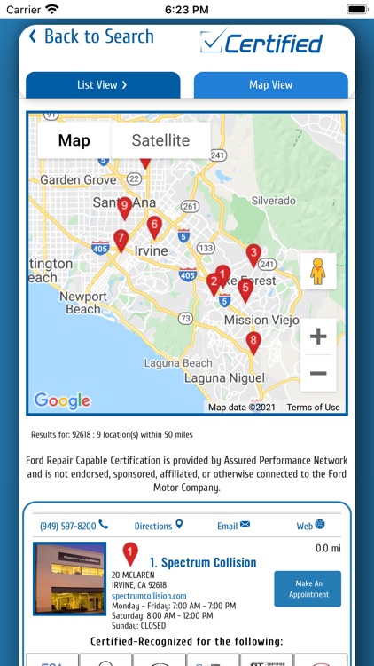 Auto Body Locator screenshot-3