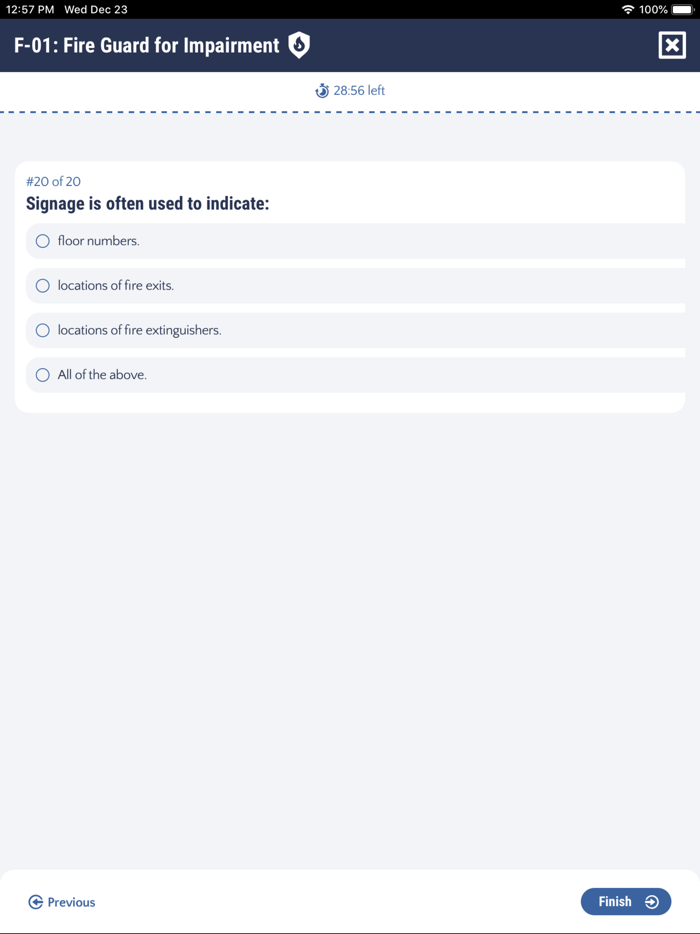 Fire Guard for Impairment F-01