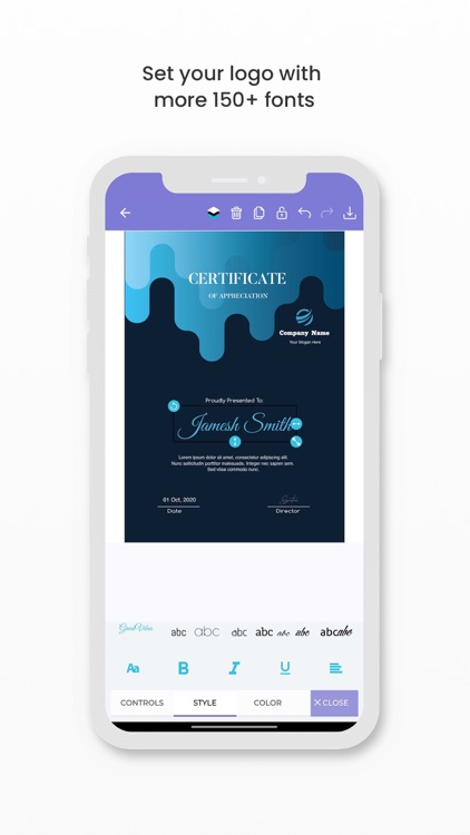 Certificate Maker:Creator screenshot-5