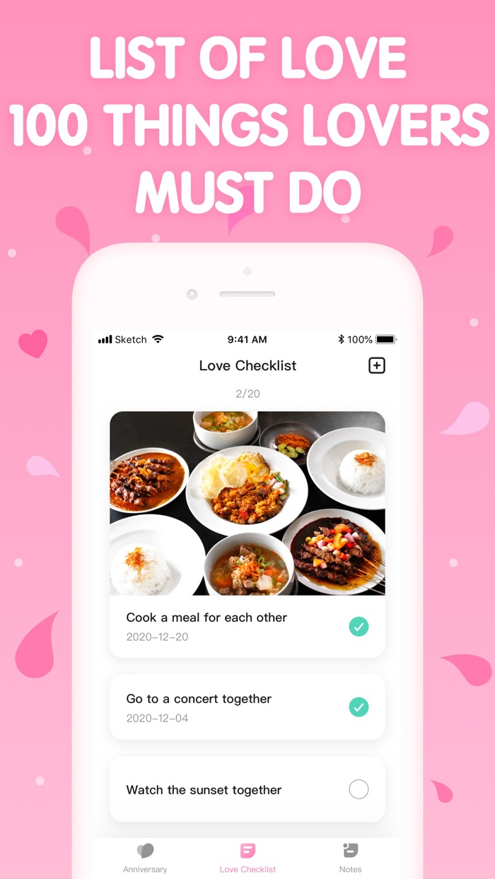 Love Days Anniversary Tracker