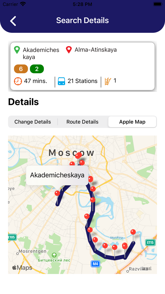 Moscow Metro Map and Route Pro