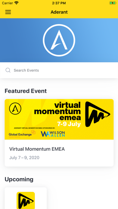 Aderant Events screenshot 2