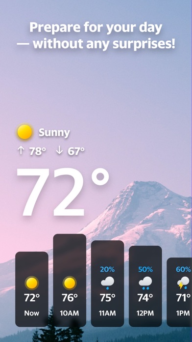 Yahoo Weather Screenshot