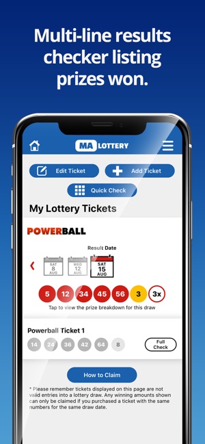 Mass Lottery Numbers