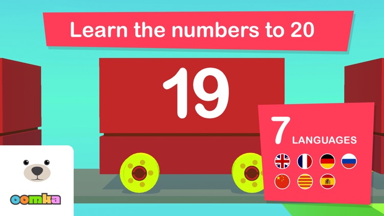 Oomka Number Train 3D Math