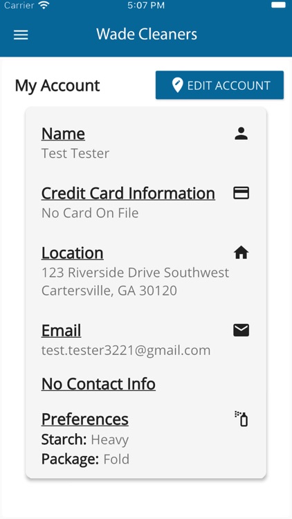 Wade Dry Cleaners Gateway screenshot-3