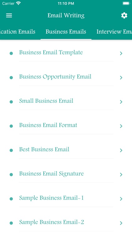 Email Writing Templates screenshot-4