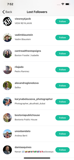 ‎My Followers for Instagram (B) Screenshot