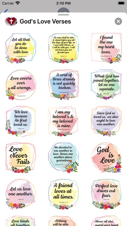 God's Love Verses