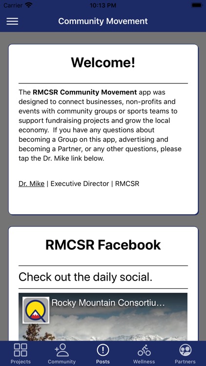 RMCSR Community Movement