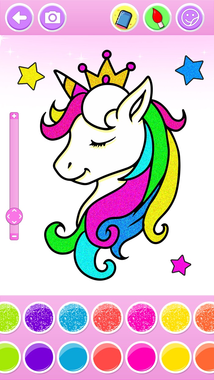 Glitter Coloring Book