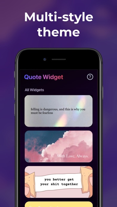 Quote Widget-Edit home screen screenshot 3