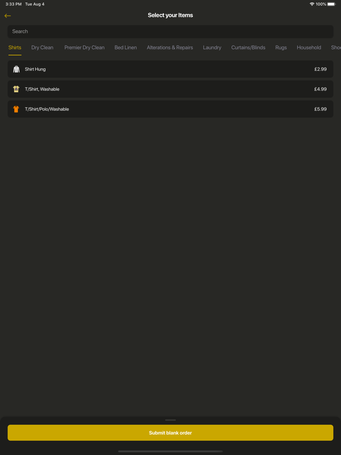 ADCC - Dry Cleaning  Laundry