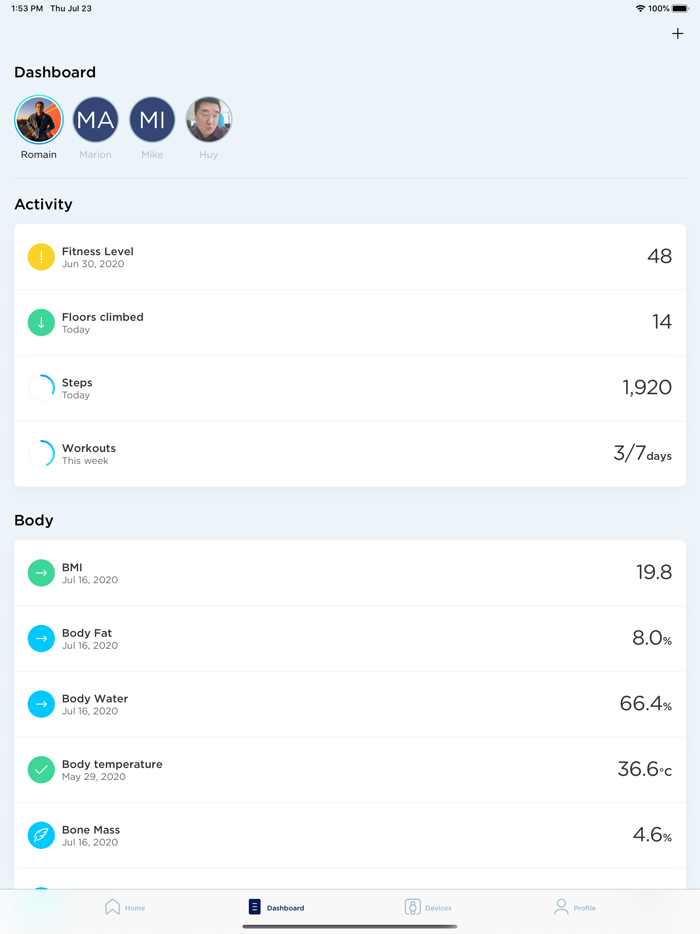 Withings Health Mate