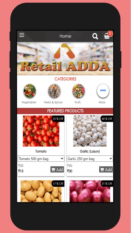 Retail ADDA -Vegetable Grocery