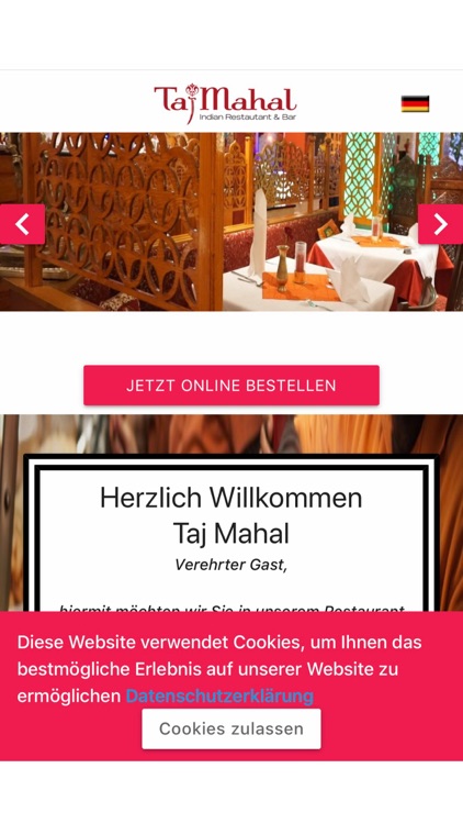 Taj Mahal Indisches Ingolstadt