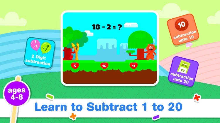 Addition Subtraction for Kids+