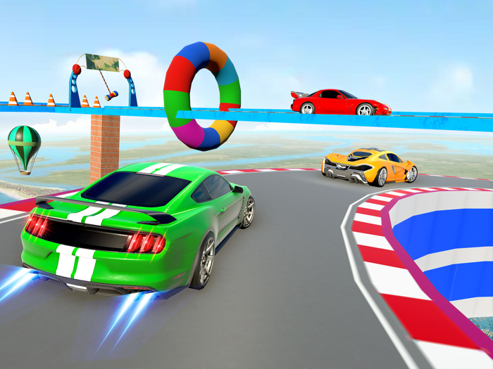 Skyline Car Stunt Racing Game