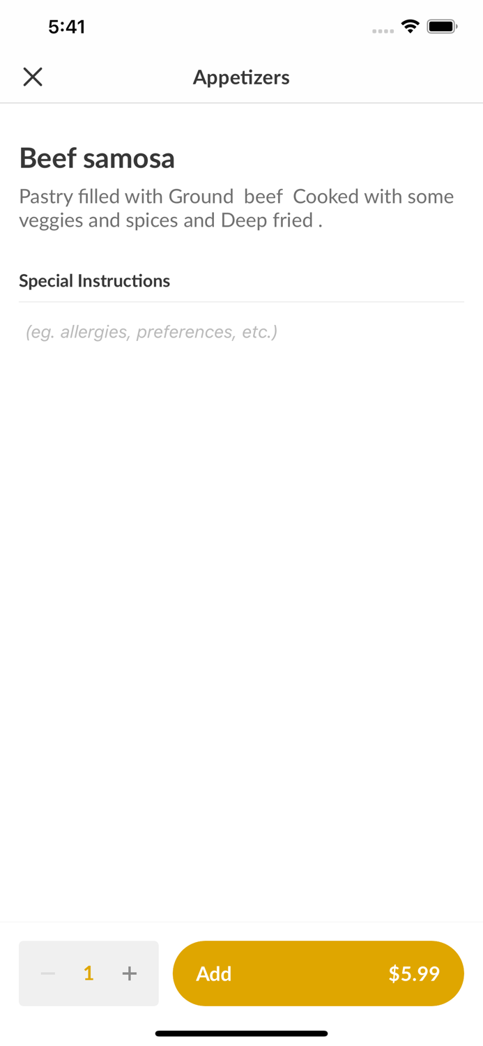 Bukhara Indian Bistro To Go