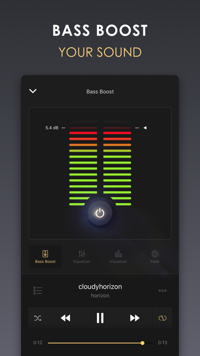 Equalizer+ HD music player Screenshot 1