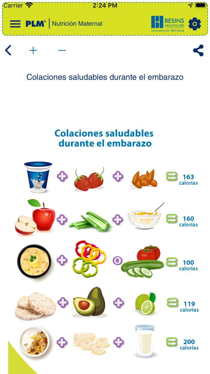 PLM Nutrición Maternal