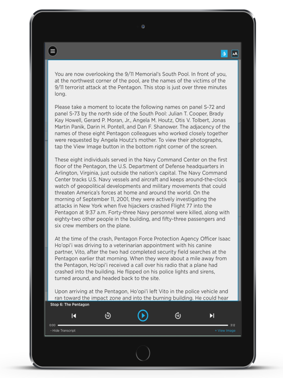 9/11 Memorial Audio Guide screenshot 4