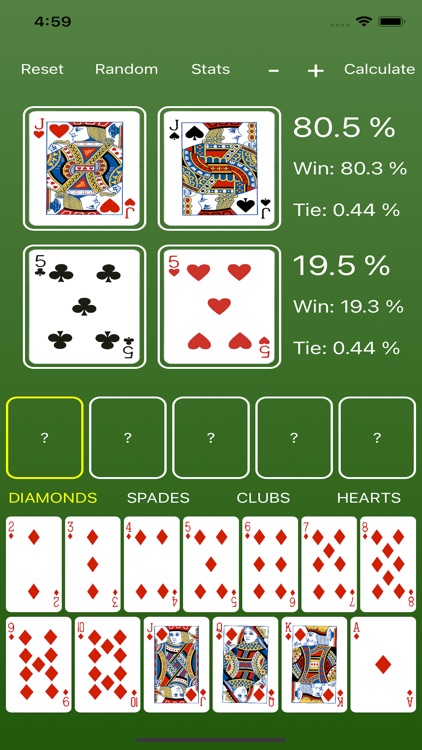 Hold'em Odds Simulator screenshot-4