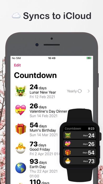 Countdown with Emoji screenshot 3
