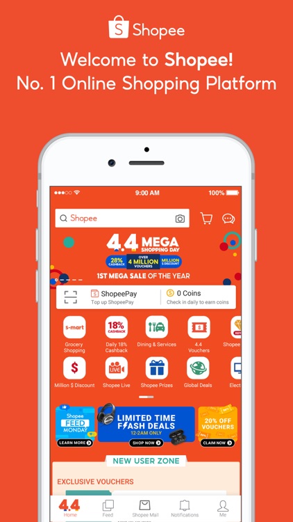 ShopeeSG 4.4 Mega Shopping Day screenshot-0