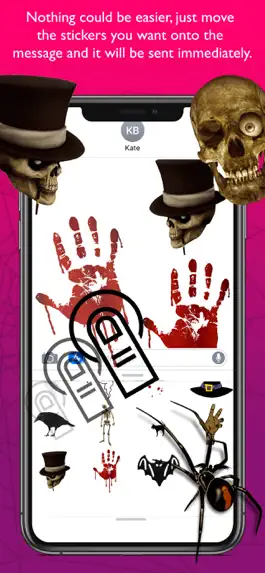 Game screenshot HorrorMoji Stickers apk