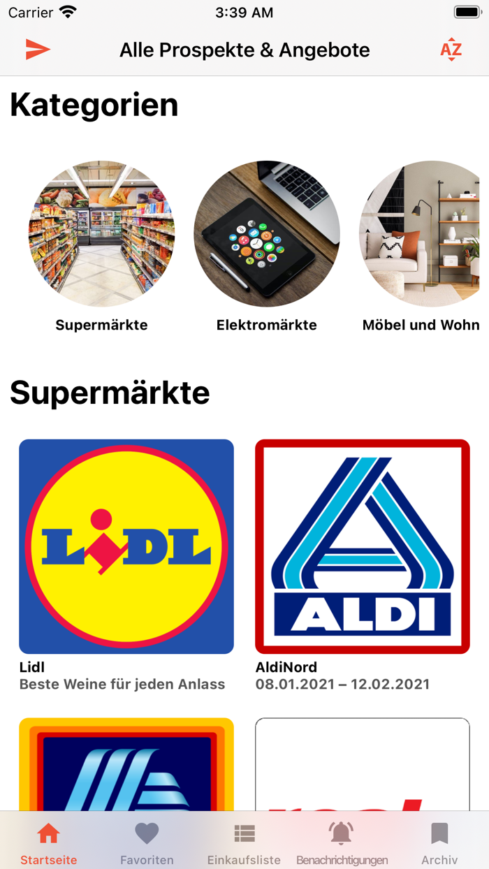 Alle Prospekte  Angebote