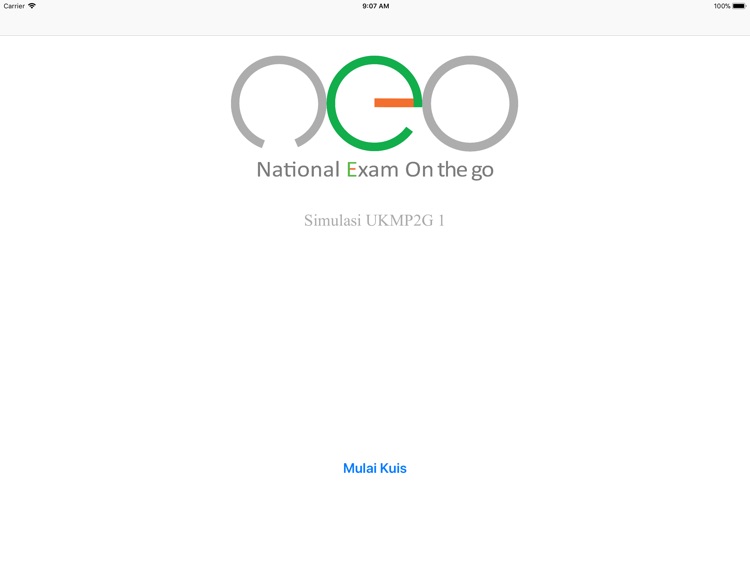 NEO UKMP2DG:Simulasi1 for iPad