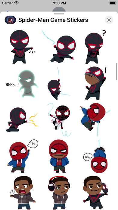 Spider-Man Game Stickers screenshot 3