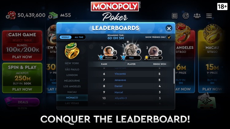 MONOPOLY Poker - Texas Holdem screenshot-6